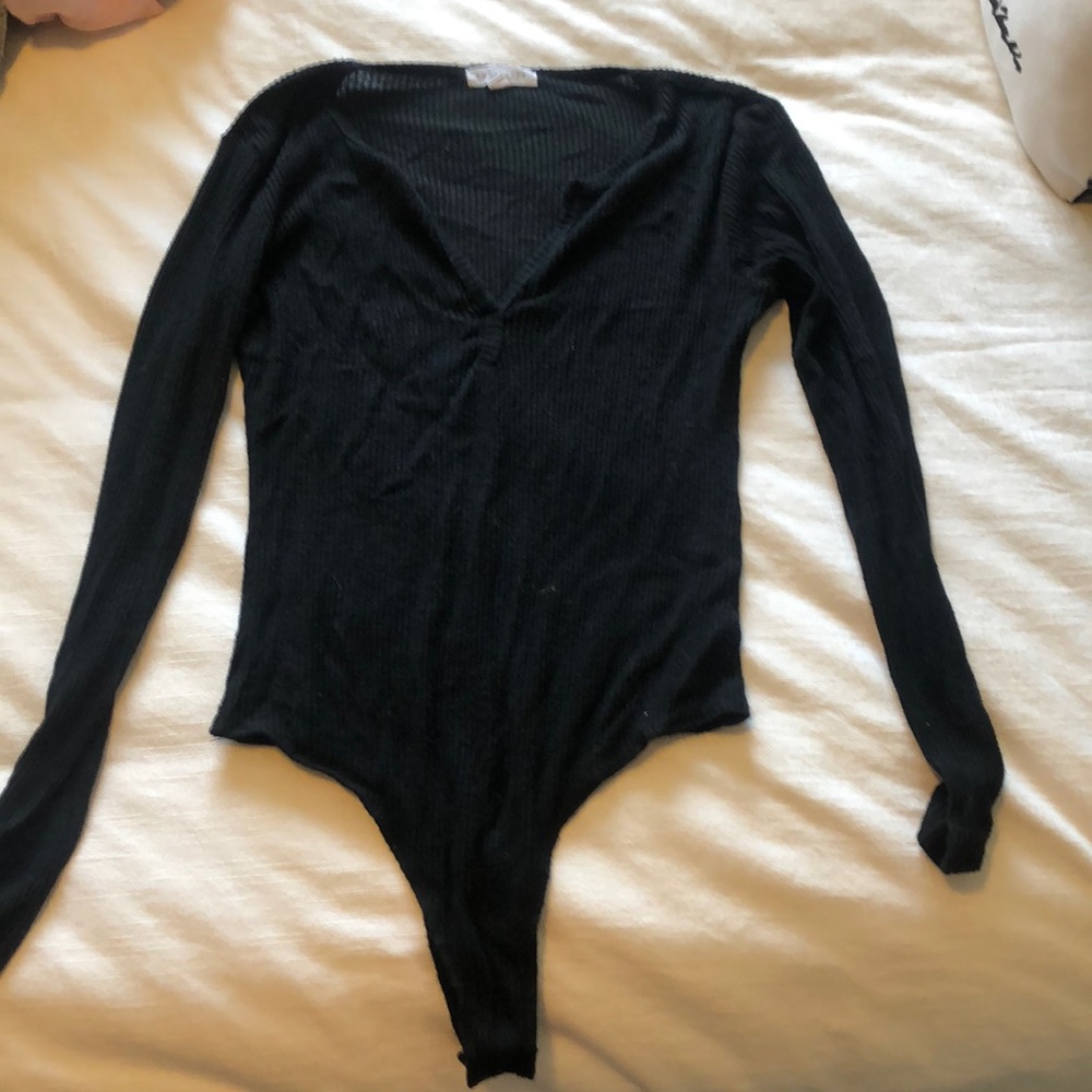 Black Long sleeve body suit